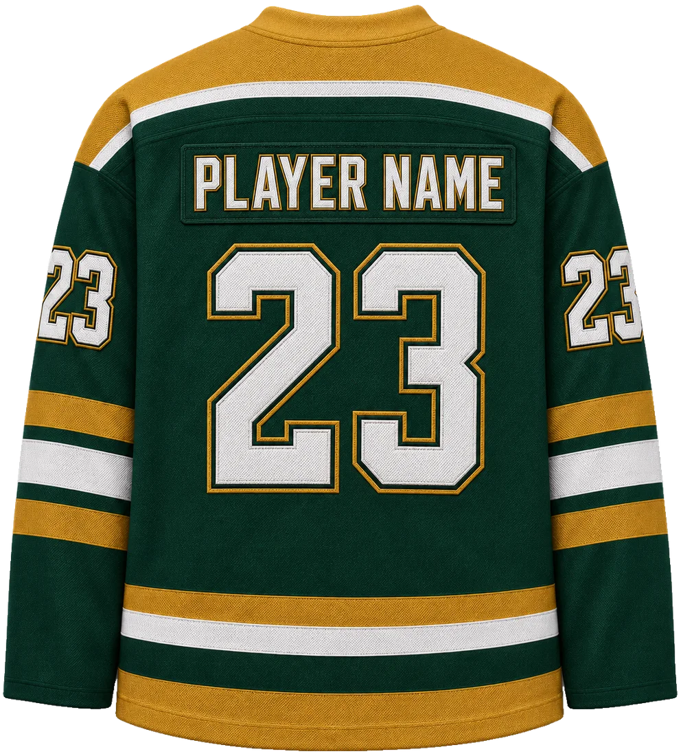 Everglades Vipers jersey back with player name and number