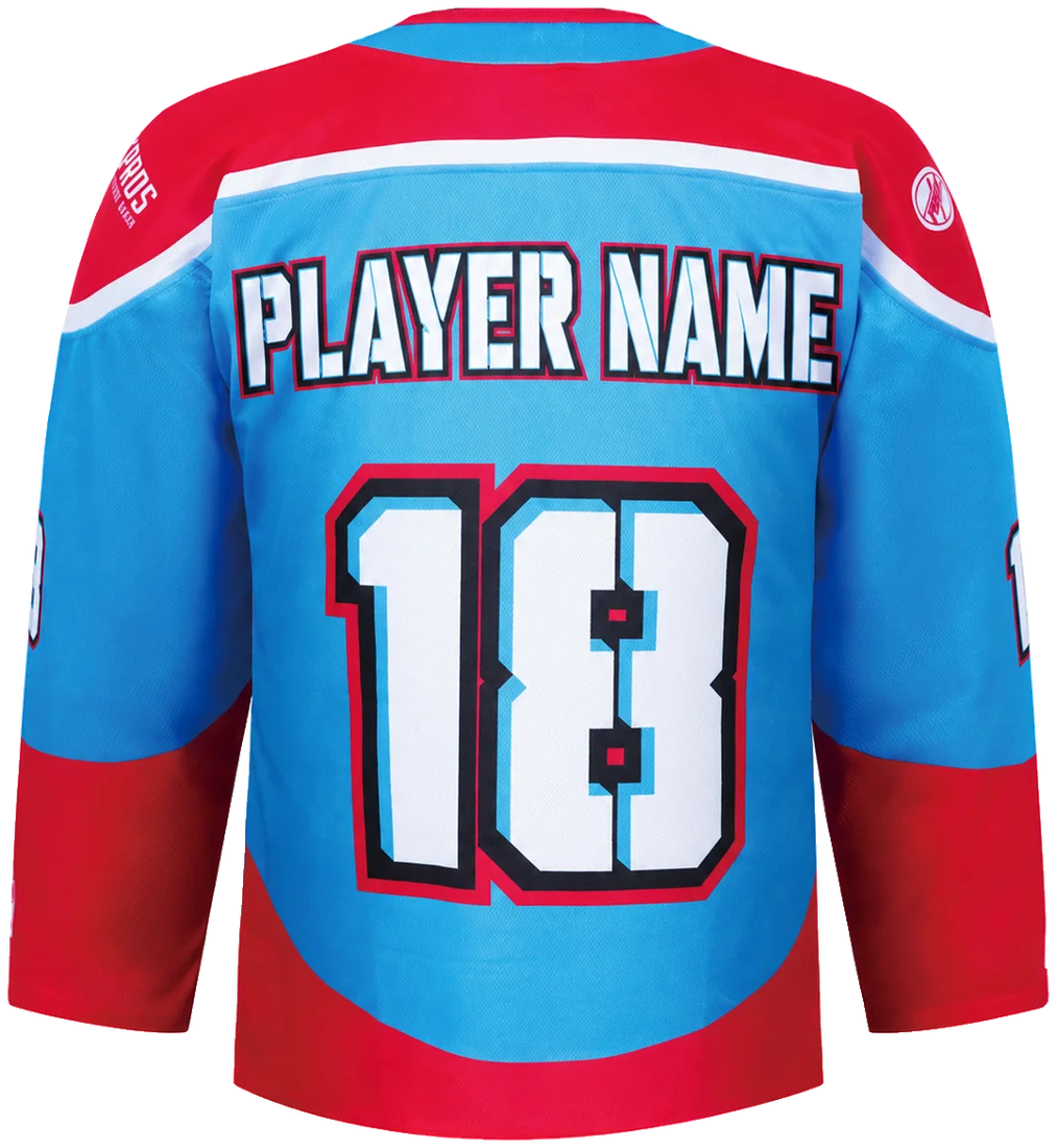 Ice Lab Pro Shop jersey back with player name and number