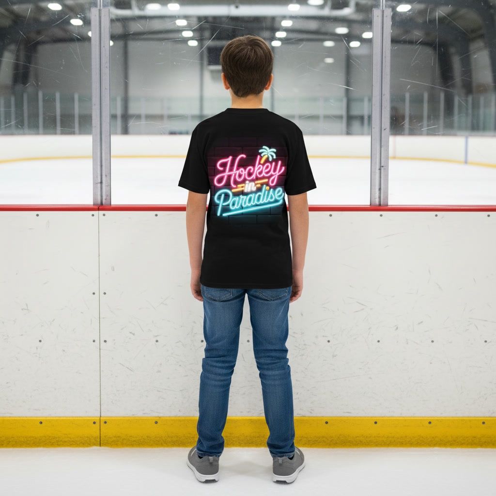 Ice Lab Hockey in Paradise tee